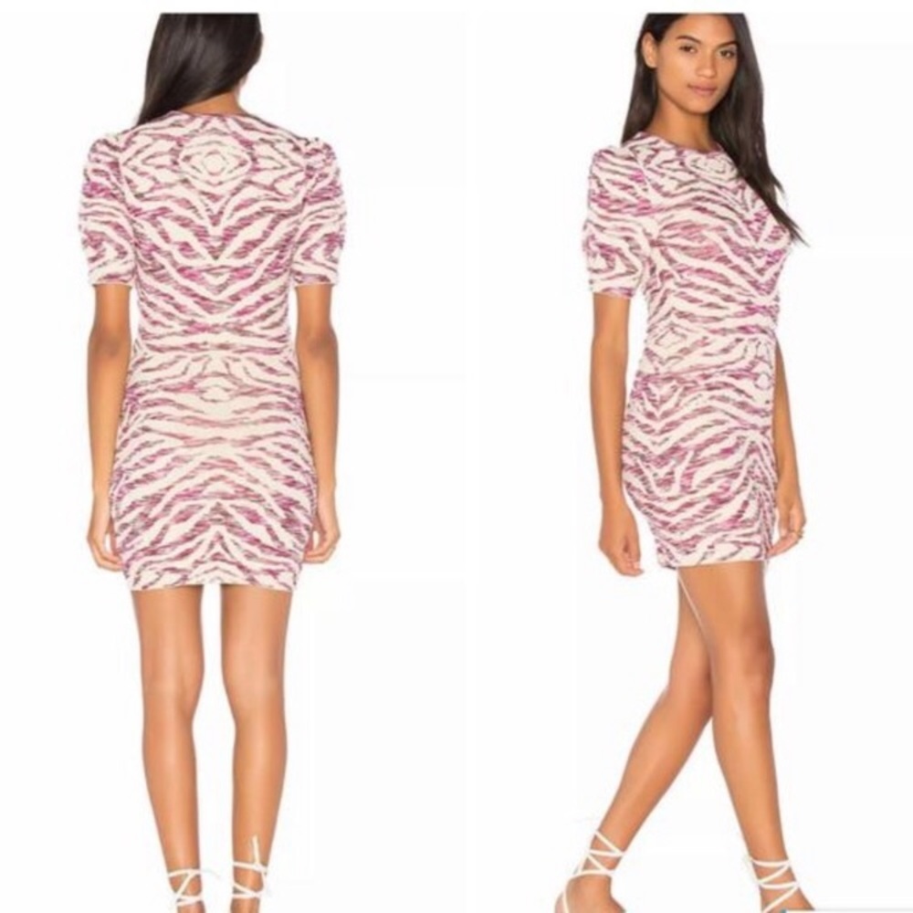 Free People Take Me Out Ivory/Pink Dress Sz XS EUC